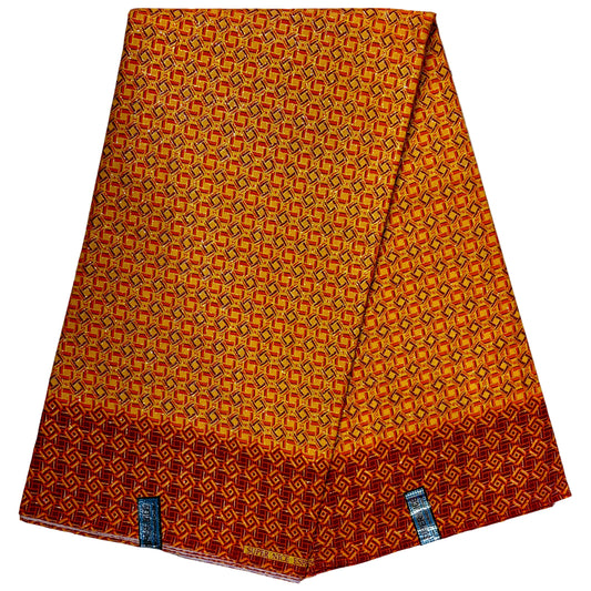 Wax Tissu Pagne Africain pailleté Brillant 6 Yards