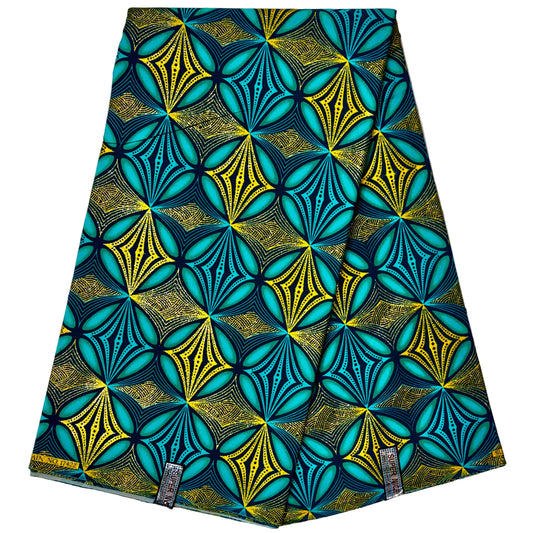 Tissu Pagne Africain Brillant 6 Yards