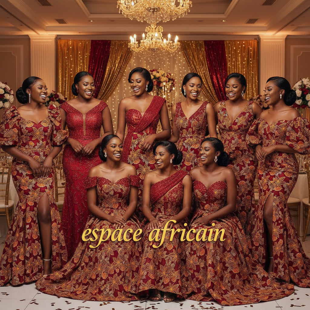 Tissu Pagne Africain Brillant 6 Yards