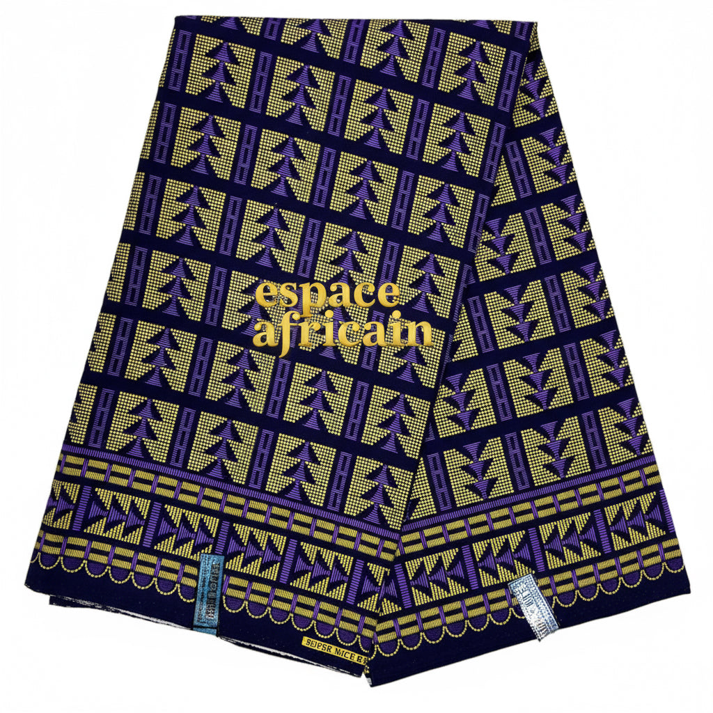 Tissu Pagne Africain Brillant 6 Yards