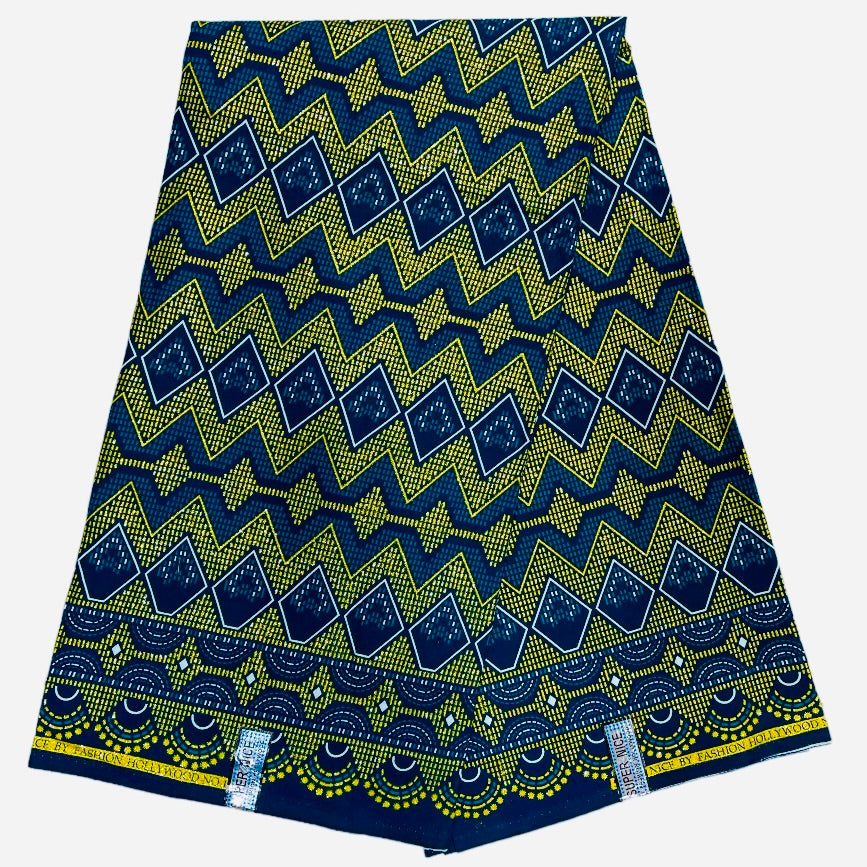 Wax Pagne Tissu Africain Brillant 6 Yards
