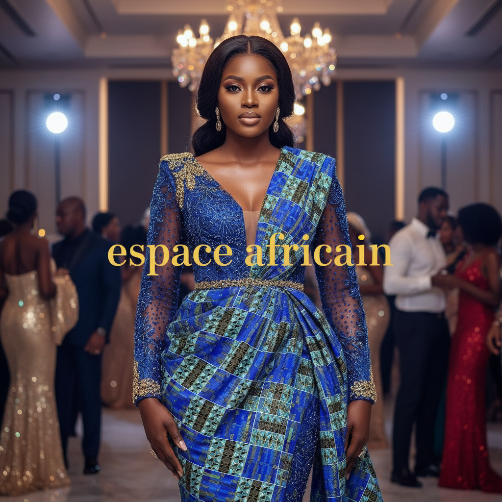 Wax Pagne Tissu Africain Brillant 6 Yards