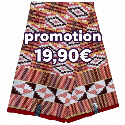 Wax Pagne Tissu Africain Brillant 6 Yards