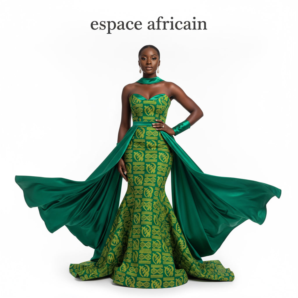 Tissu Pagne Africain Brillant 6 Yards