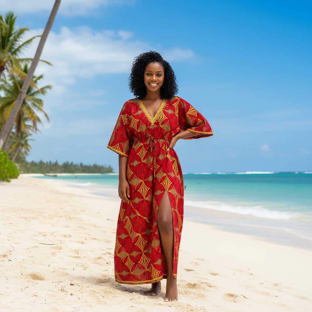 Tissu Pagne Africain Brillant 6 Yards