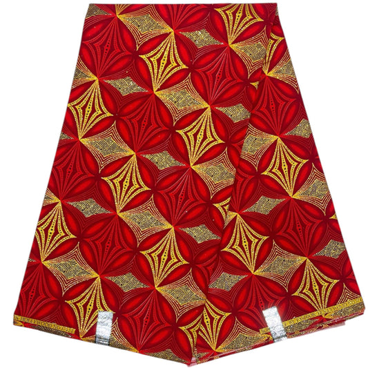 Tissu Pagne Africain Brillant 6 Yards