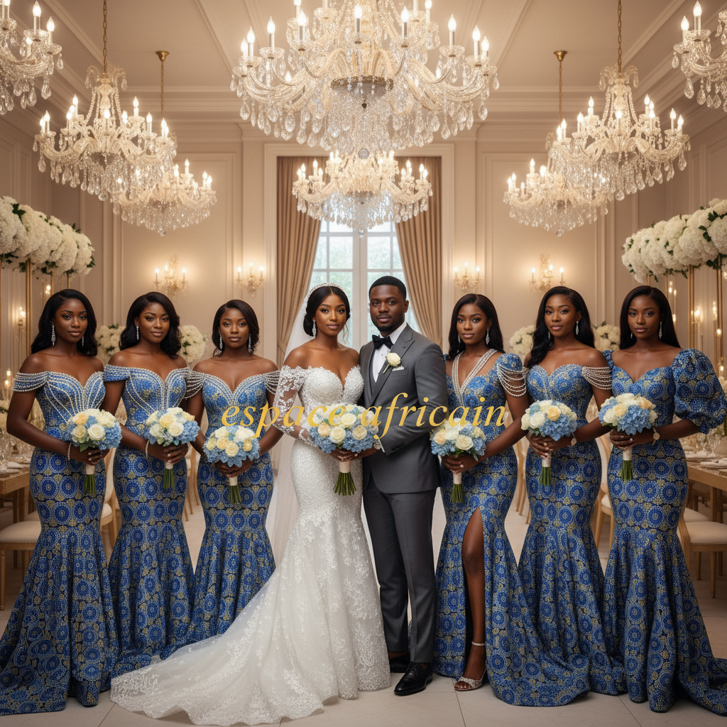 Tissu Pagne Africain Brillant 6 Yards