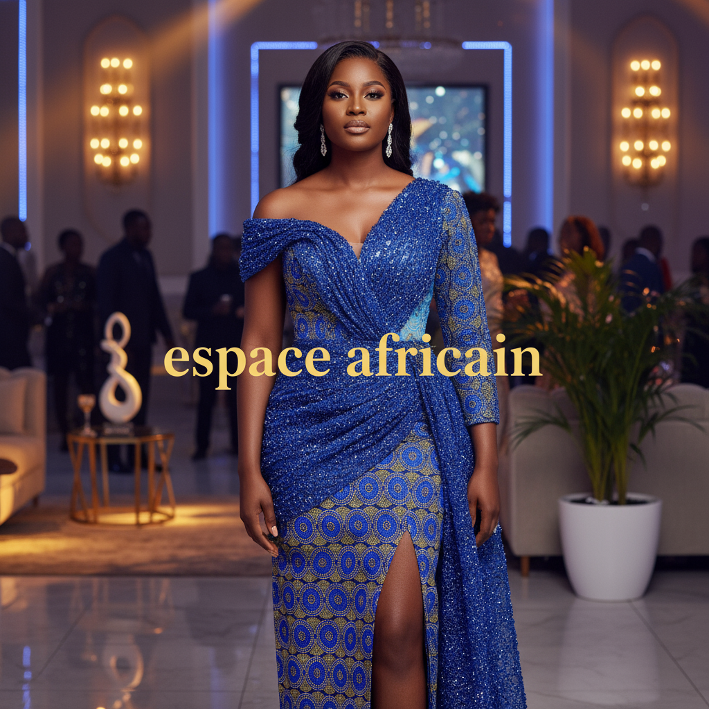 Tissu Pagne Africain Brillant 6 Yards