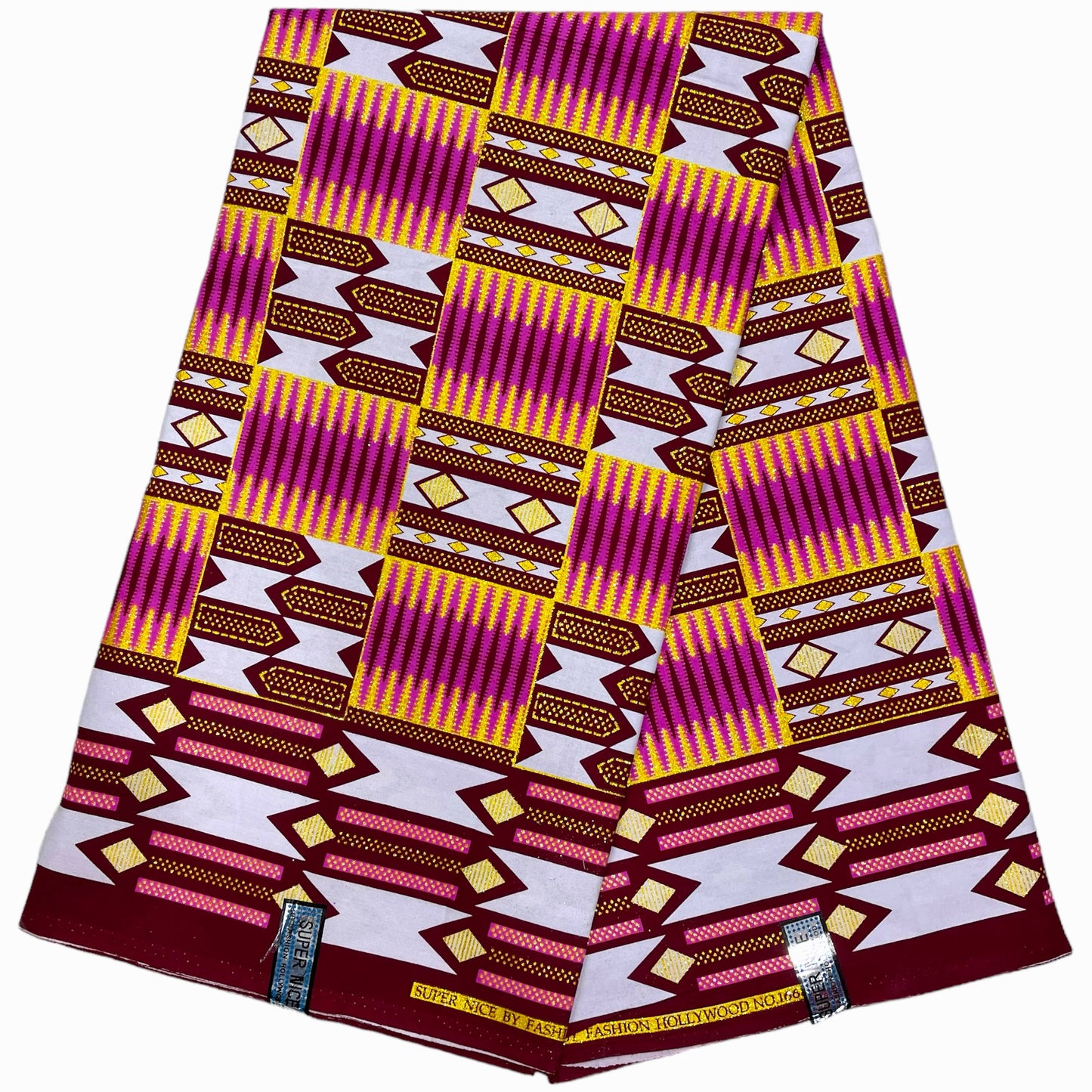 Wax Tissu Pagne Africain Brillant 6 Yards