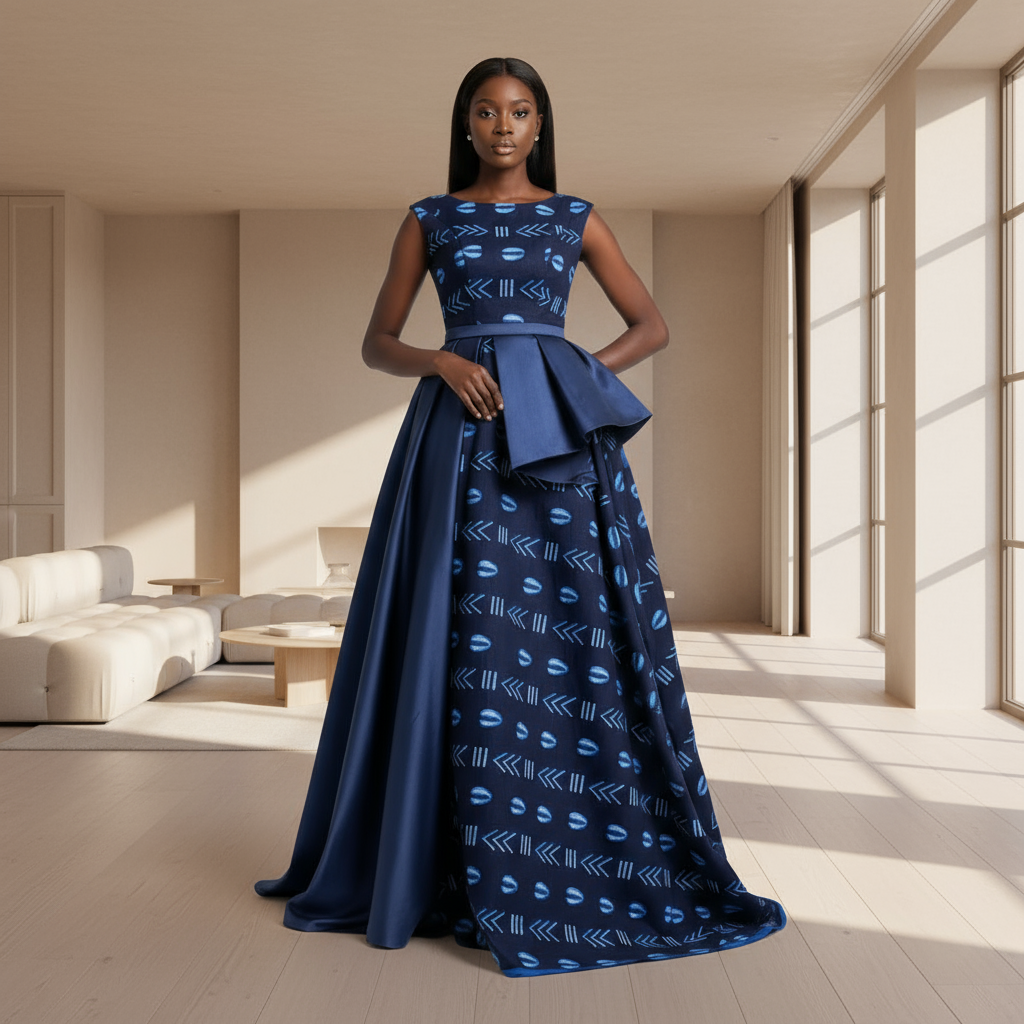 Tissu Wax Bogolan  6 Yards