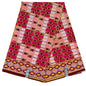 Wax Tissu Pagne Africain Kenté pailleté Brillant 6 Yards