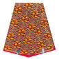 Wax Tissu Pagne Africain Kenté pailleté Brillant 6 Yards