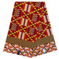 Wax Tissu Pagne Africain Kenté pailleté Brillant 6 Yards
